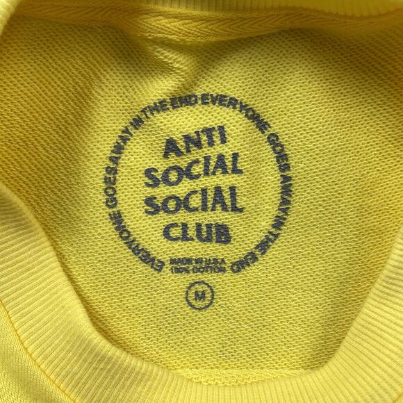 ANTI SOCIAL SOCIAL CLUB ASSC Crewneck in yellow - Picture 6 of 6